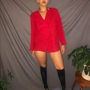 Red blazer